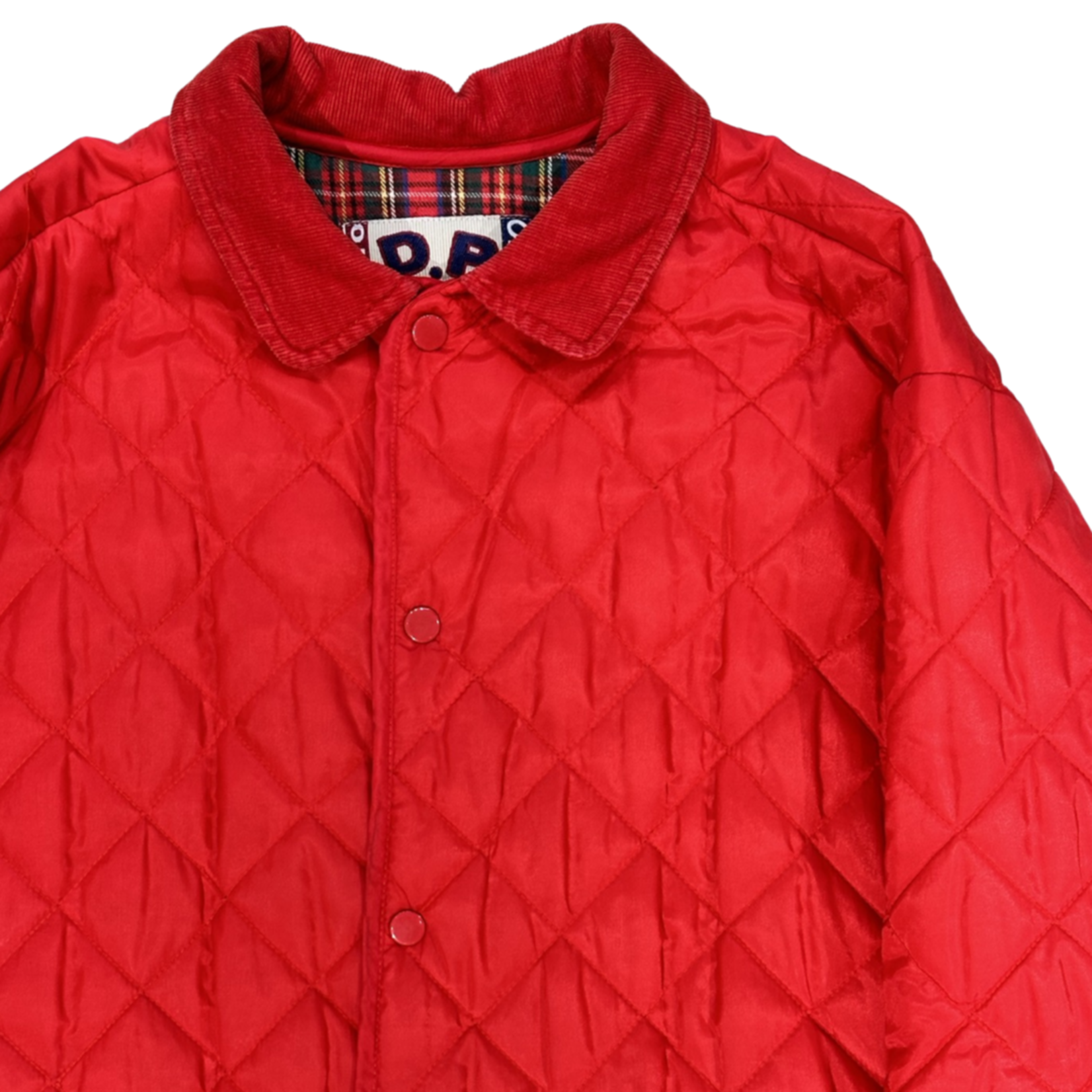 Vintage Vintage gewatteerde jas rood size XXL D.P wear