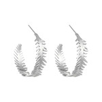 Stainless steel Paris earrings silver