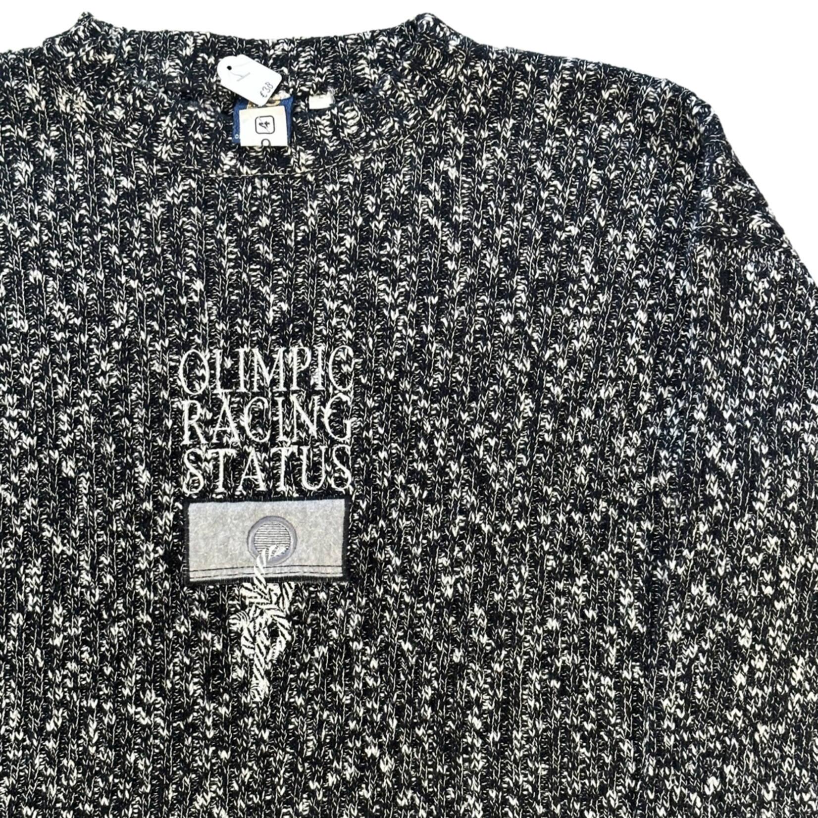 Vintage Vintage black & white sweater size L