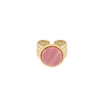 Jewelry Vintage inspired ring big soft pink