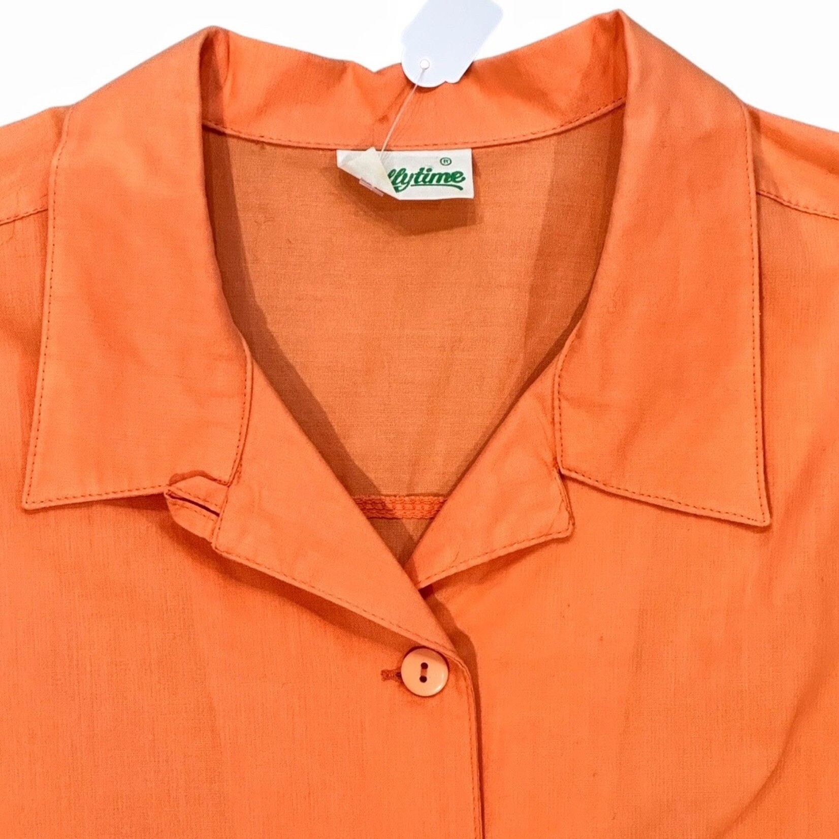 Vintage Vintage blouse pastel orange size M/L