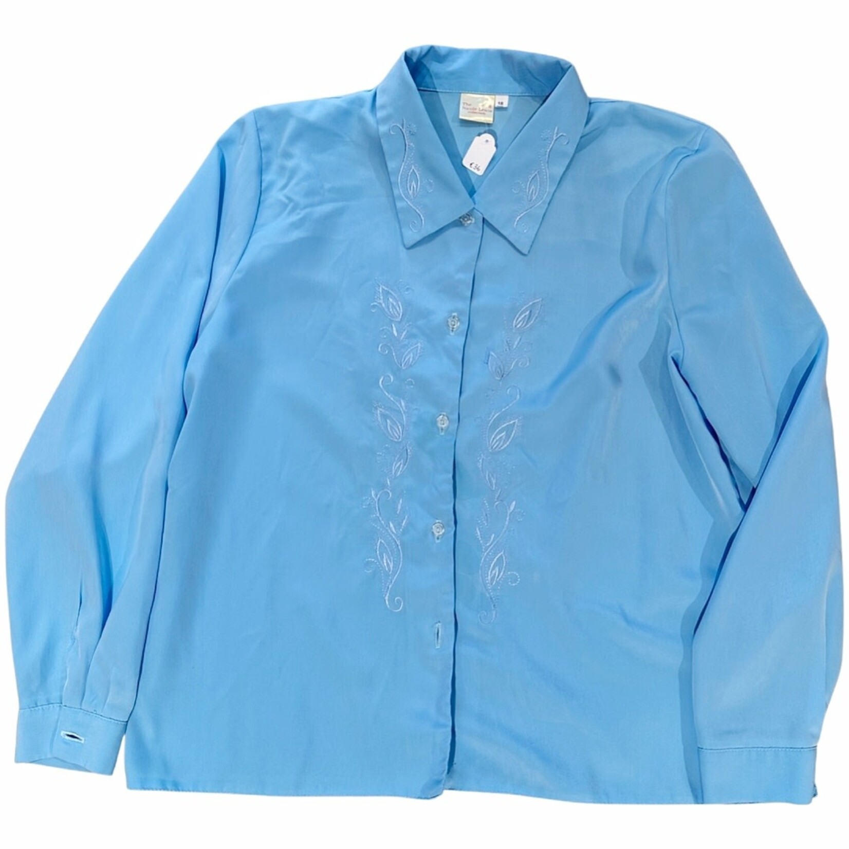 Vintage Vintage classic blouse borduursels size M