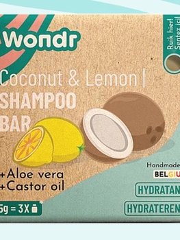 Wondr care Shampoo bar Coconut & lemon