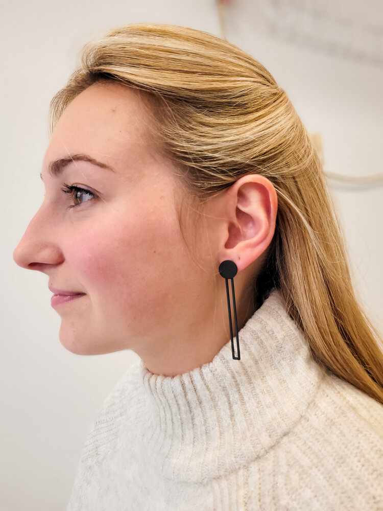 Handgemaakte juwelen aya - zwart