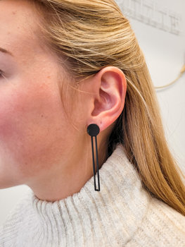 Handgemaakte juwelen aya - zwart