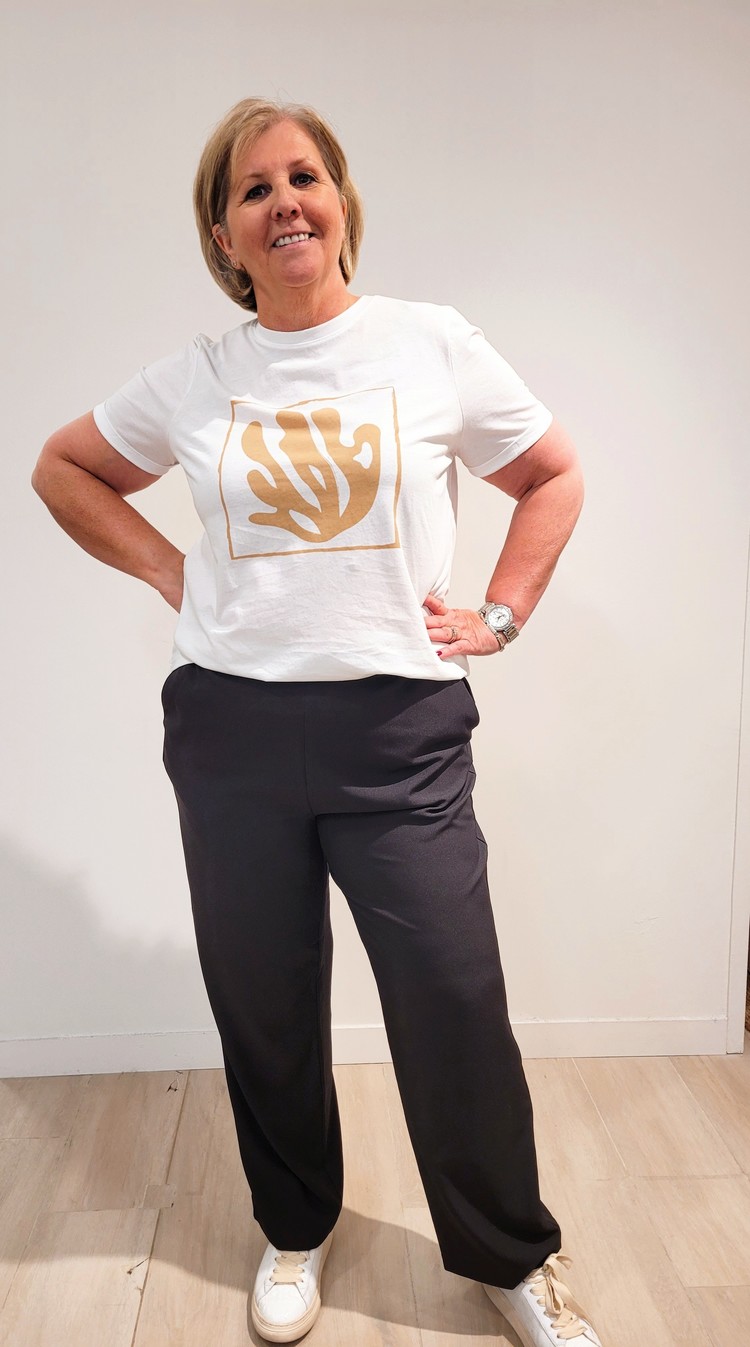 Vila Clothes CURVE Viscarly 7/8 straight pants