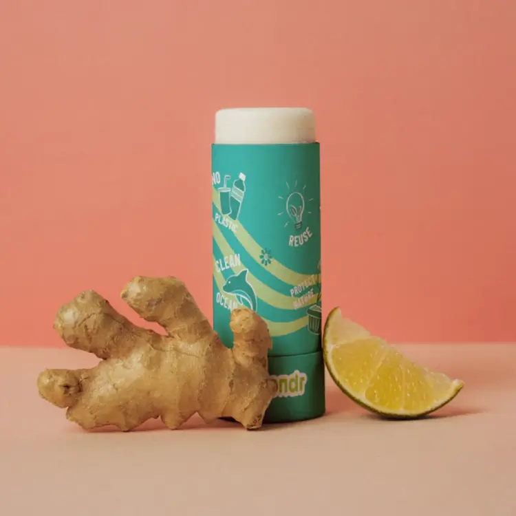 Wondr care deodorant ginger & lime