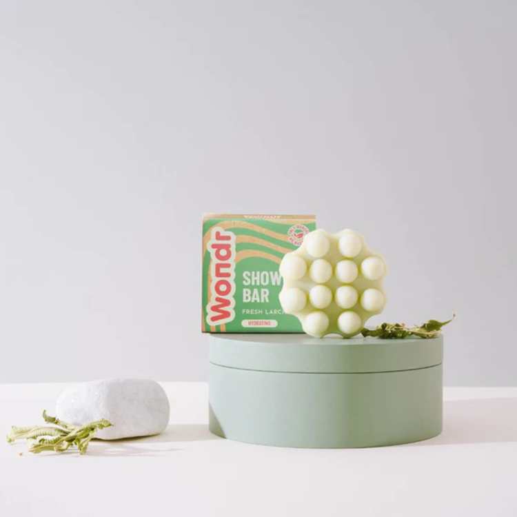 Wondr care shower bar - fresh Larch