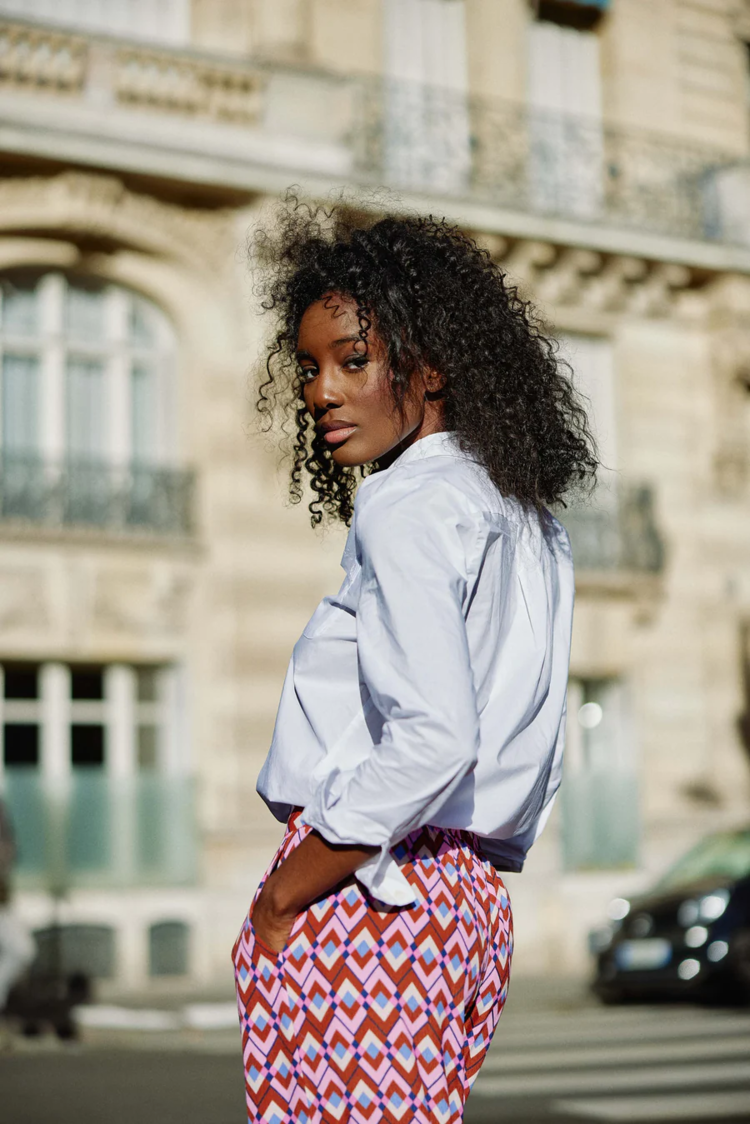 La petite étoile carli chemisier- blanc