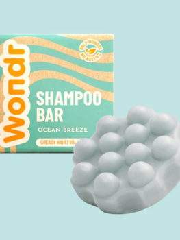 Wondr care shampoo bar ocean breeze