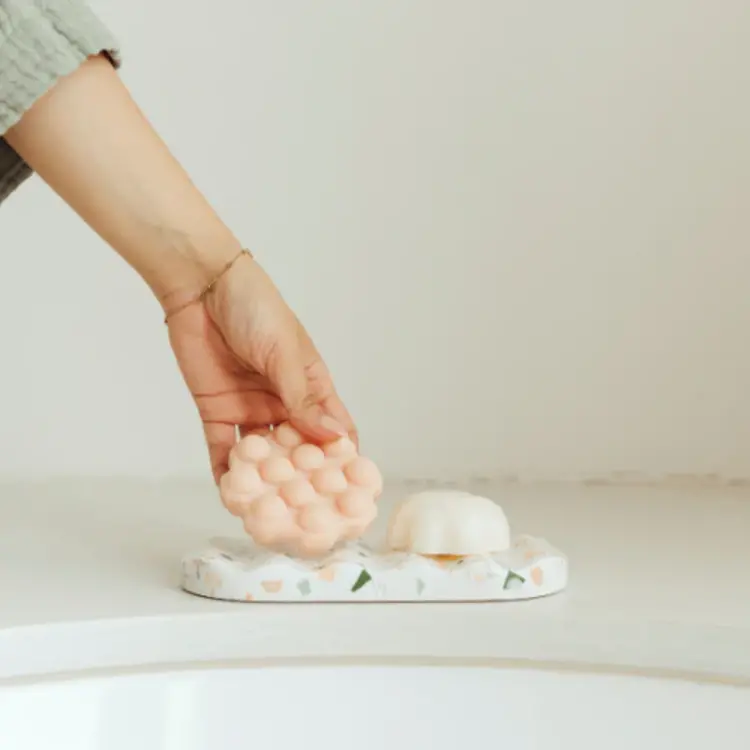 Wondr care terrazzo soap holder