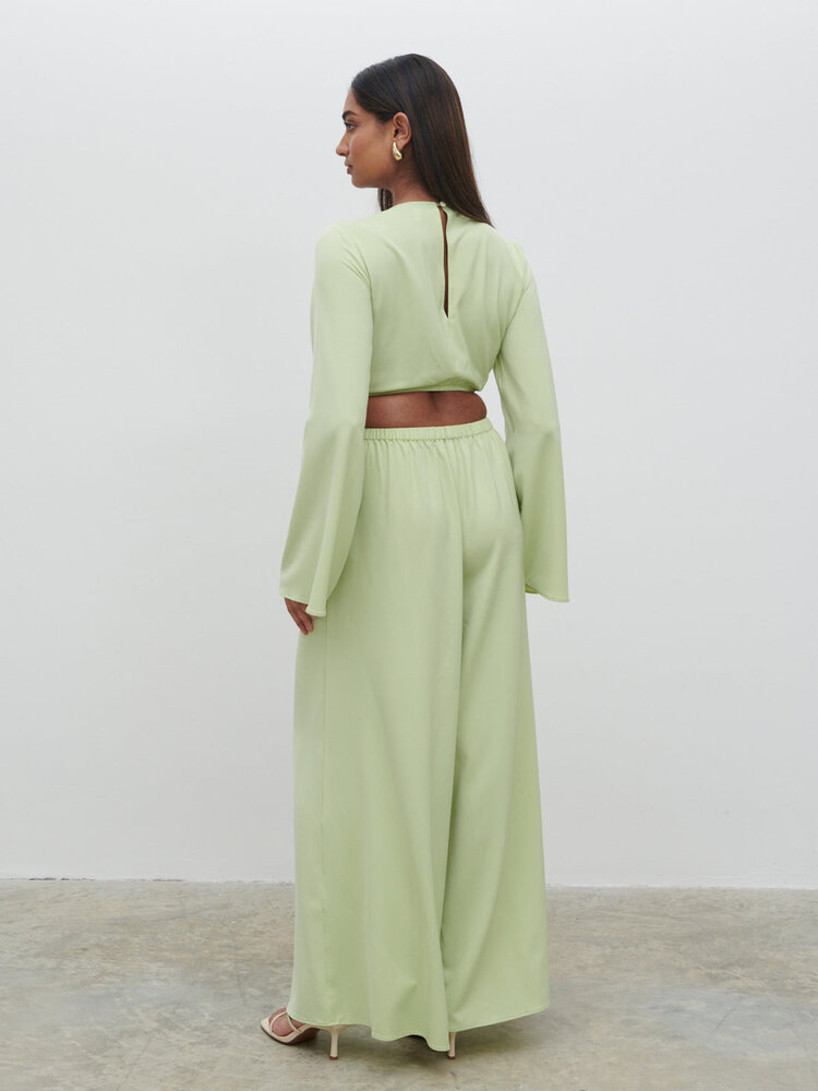 Pretty Lavish olympia ring jumpsuit - pistachio