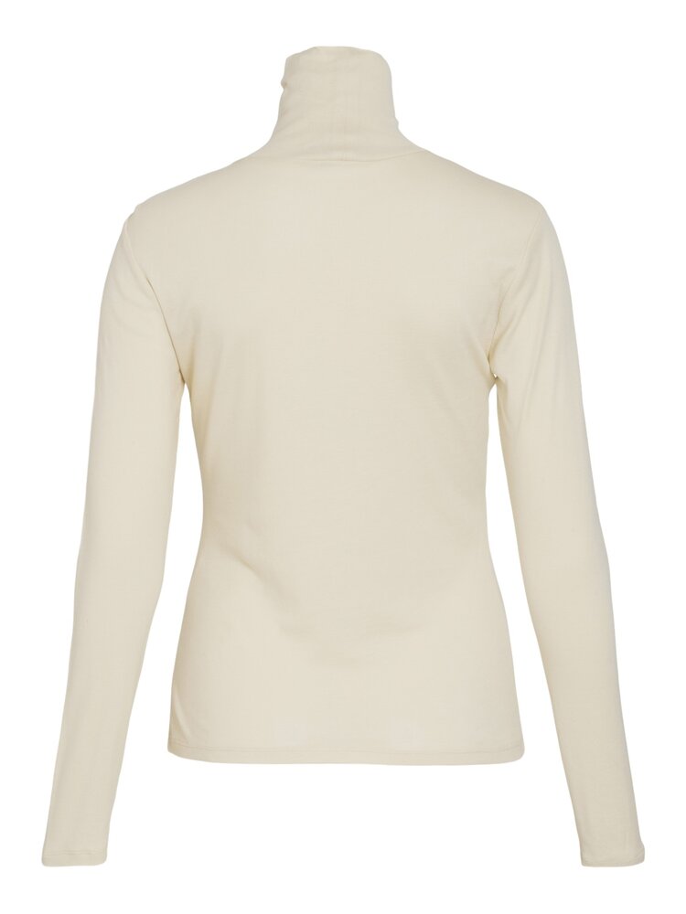 Vila Clothes vijolini roll neck top - wit