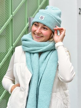 Moss Copenhagen hope beanie - blue