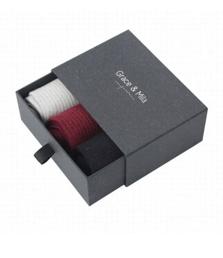 Grace & Mila oggy  sock box glitter