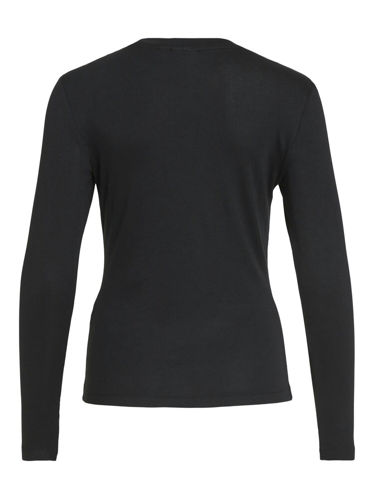 Vila Clothes vialexia o-neck long sleeve t-shirt - zwart