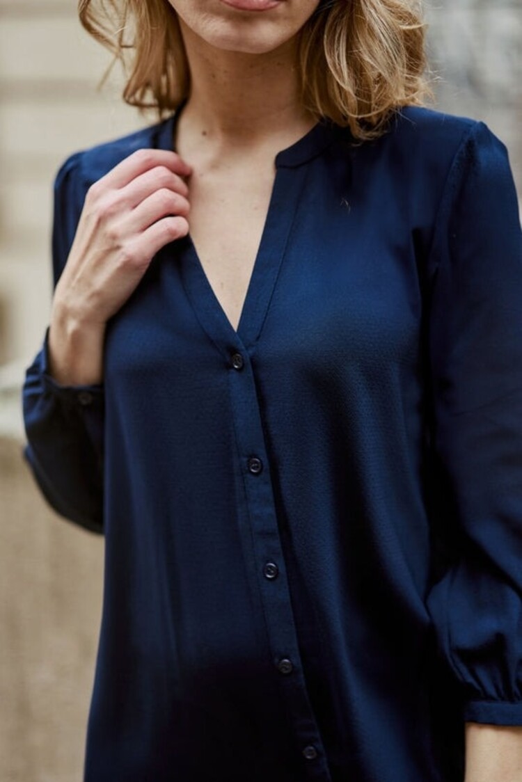 La petite étoile robbie A-line robe - marine