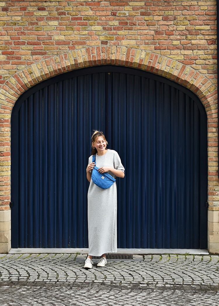 Vila Clothes visandy midi sweat dress - grey