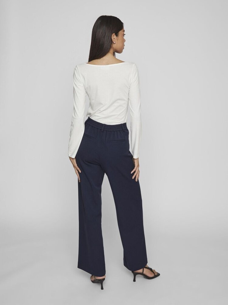 Vila Clothes vivarone tailored pant - navy blue