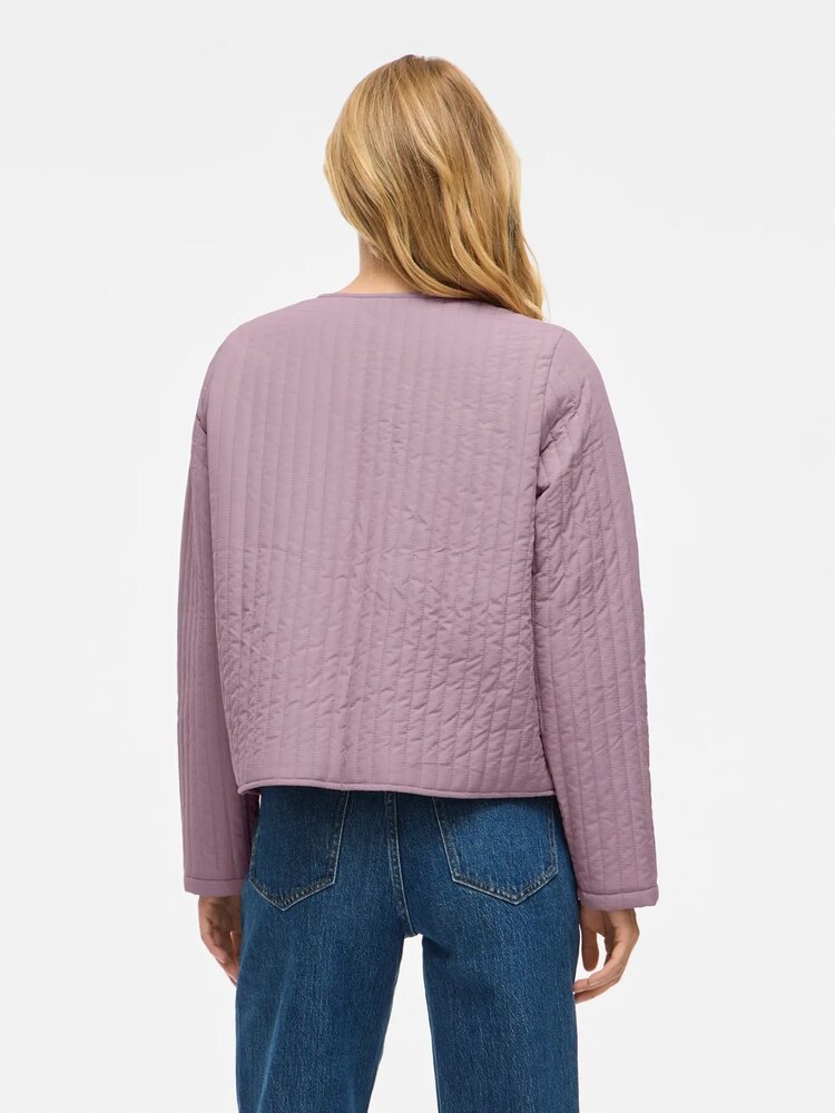 Vila Clothes vimarle bow jacket - blush