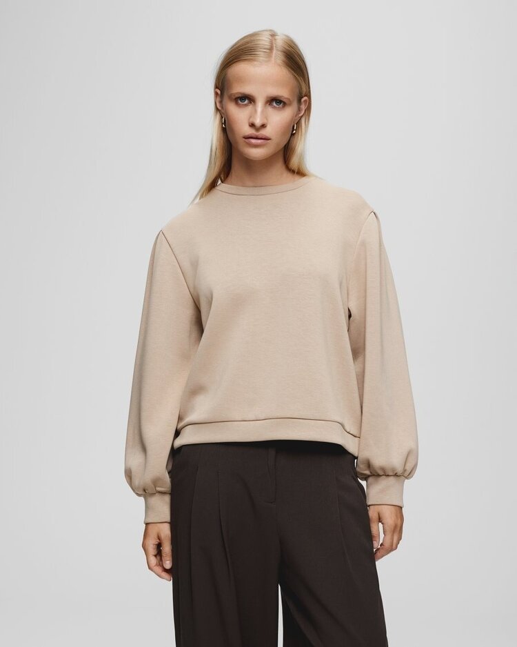 Moss Copenhagen Ima Q Sweatshirt - beige