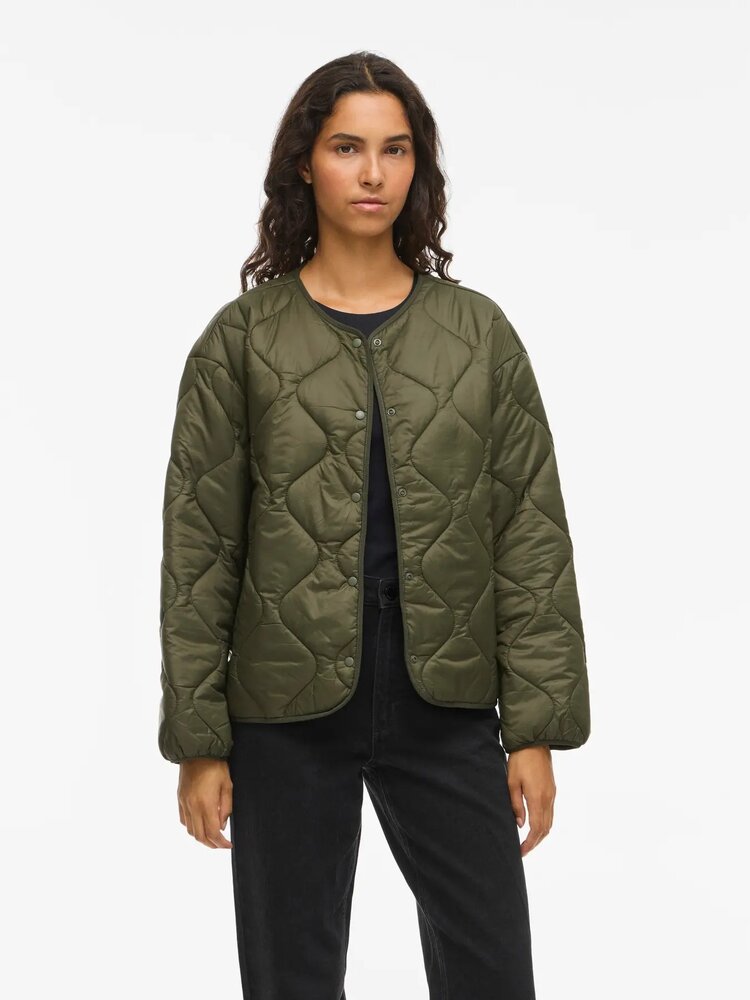 Vila Clothes vidune light padded jacket - khaki