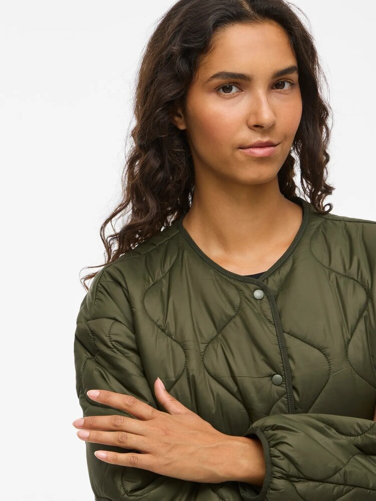 Vila Clothes vidune light padded jacket - khaki