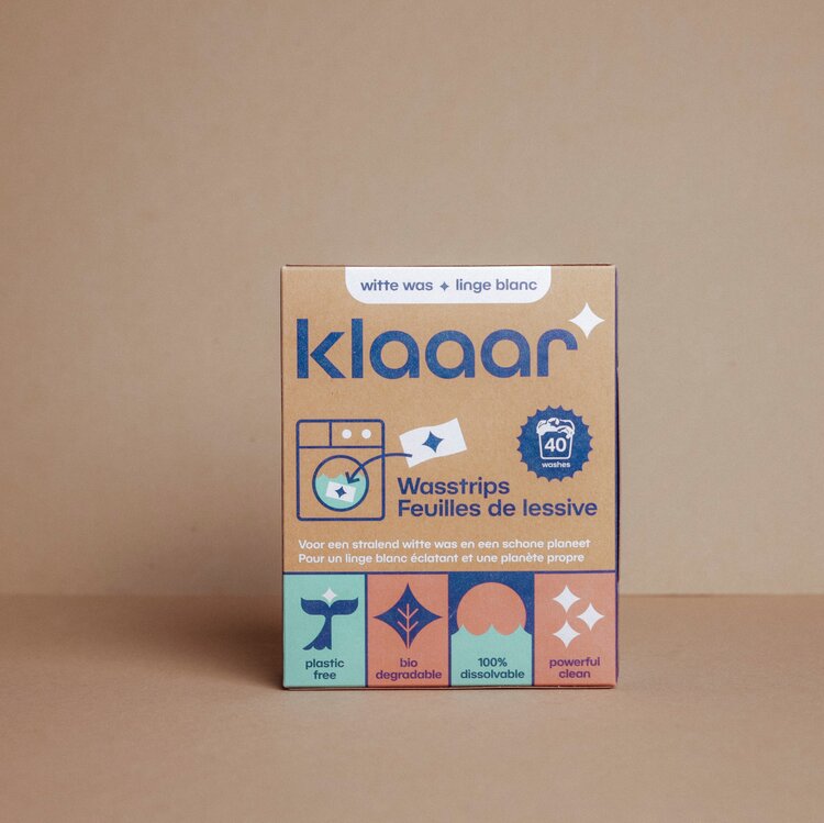 Wondr care Klaaar wasstrips - witte was