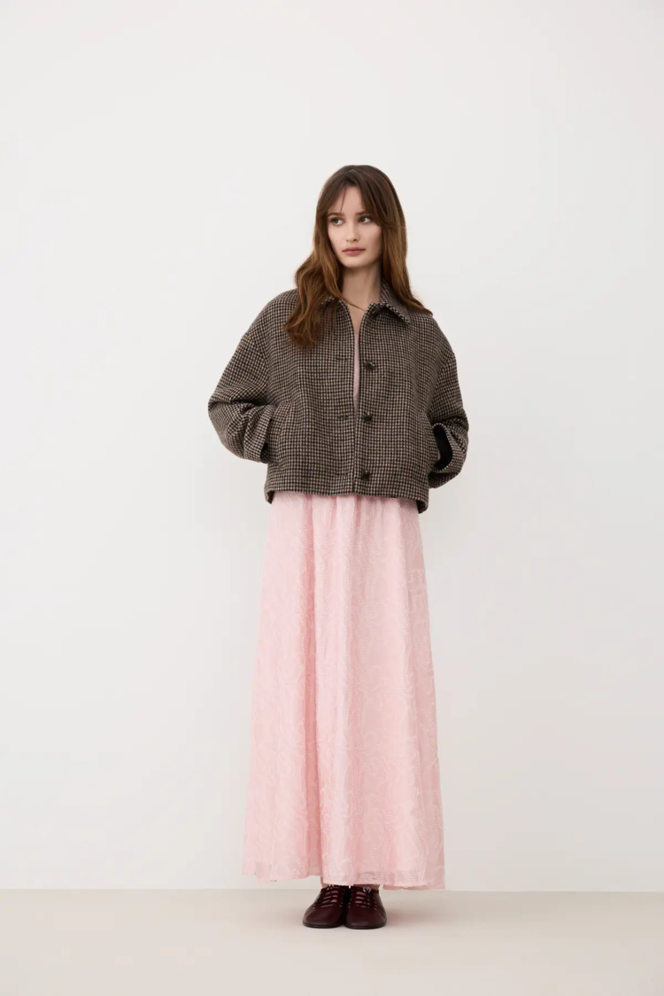 Vila Clothes viroja ankle skirt - powder pink