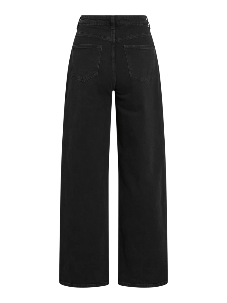 Vila Clothes vifreya wide leg jeans - black