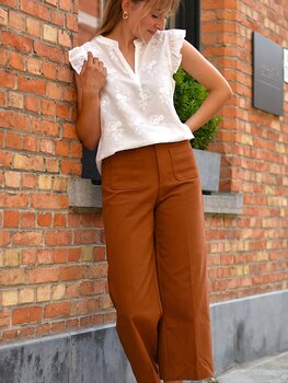 Grace & Mila sole pantalon 7/8 - rust