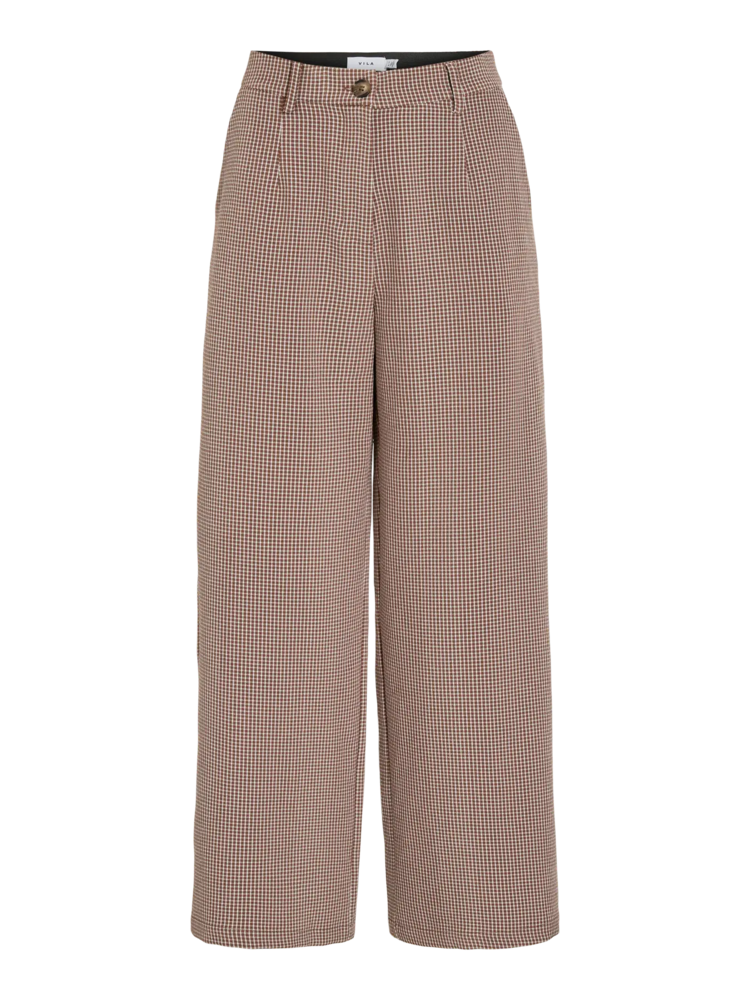 Vila Clothes vijuo 7/8 checked pant