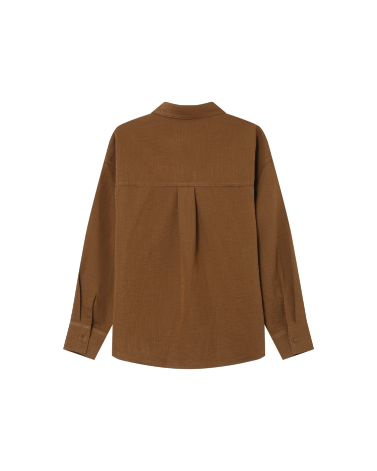 Grace & Mila stripe chemise - camel