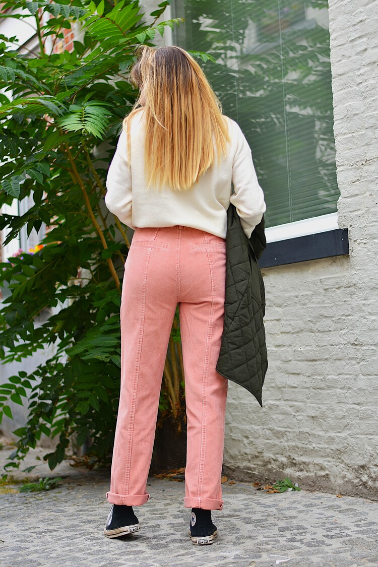 Pepe Jeans Tala corduroy pant -  rose