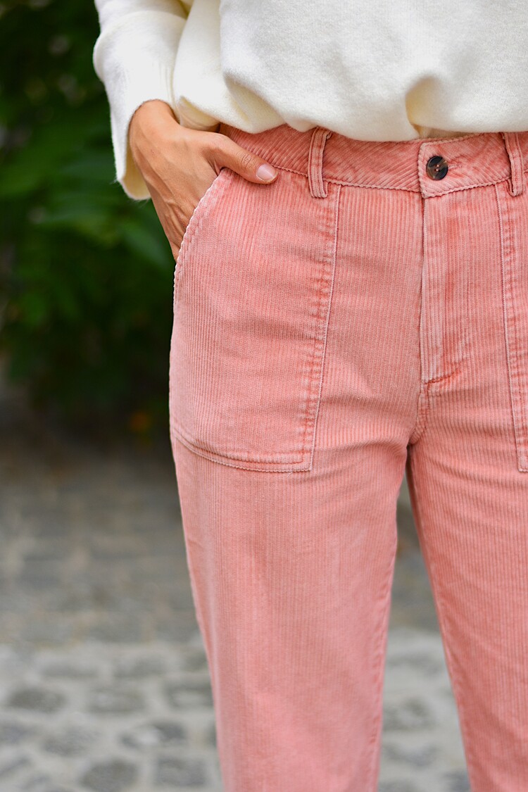 Pepe Jeans Tala corduroy pant -  rose