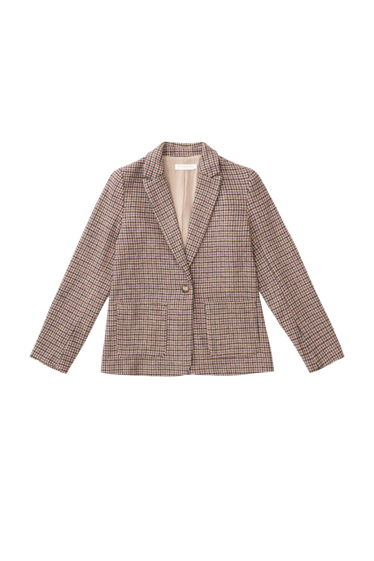 La petite étoile Vaness blazer - pied de poule