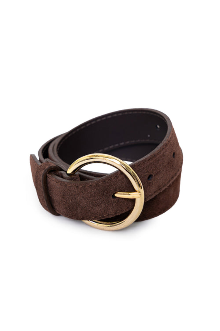La petite étoile dixon ceinture suede - brun
