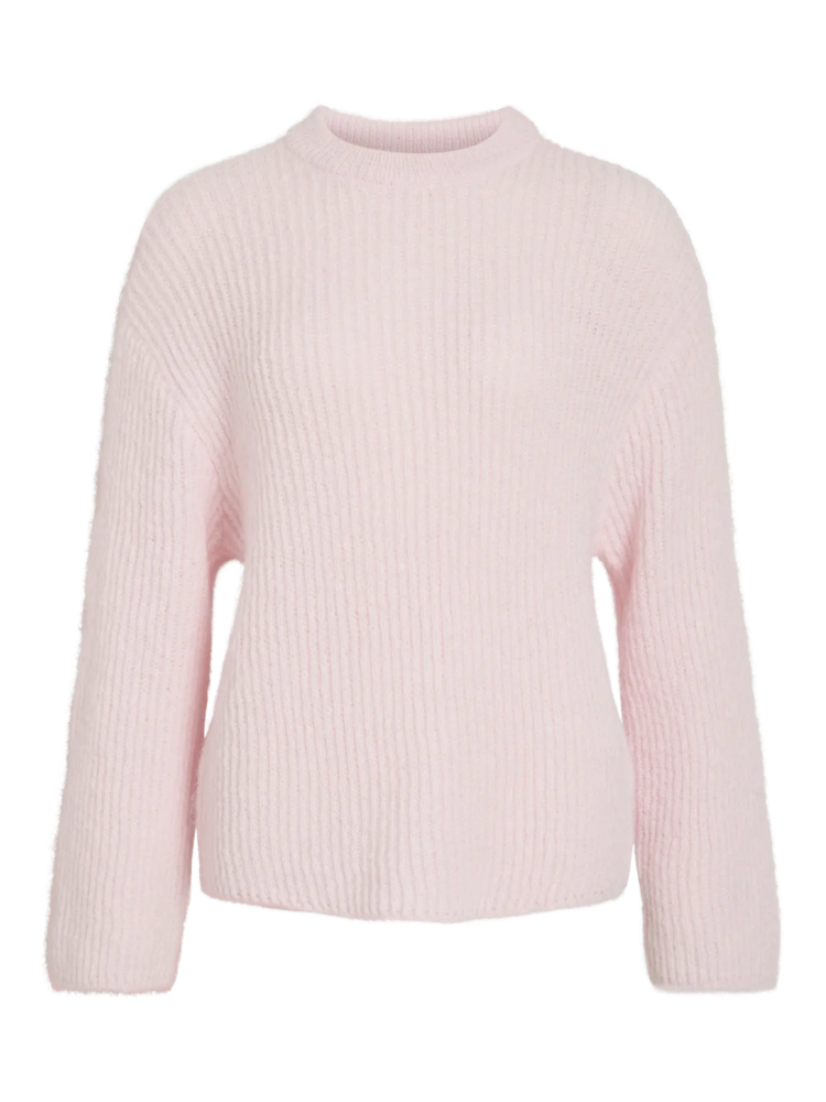 Vila Clothes viellis knit swaeter - baby pink
