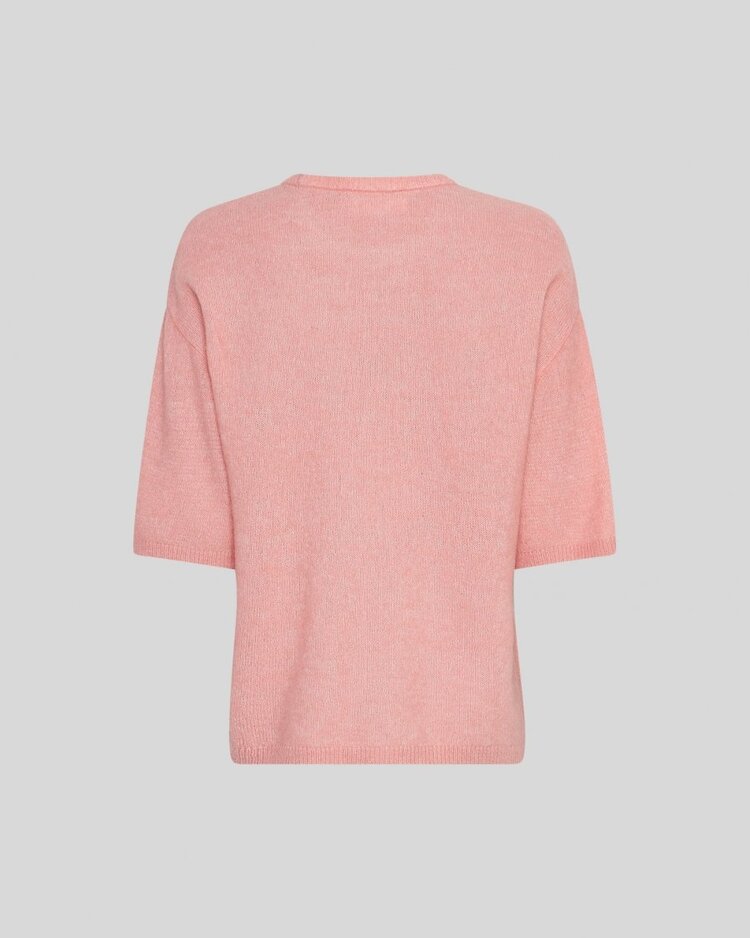 Moss Copenhagen kellsey 1/2 sleeve pullover - bubbelgem pink