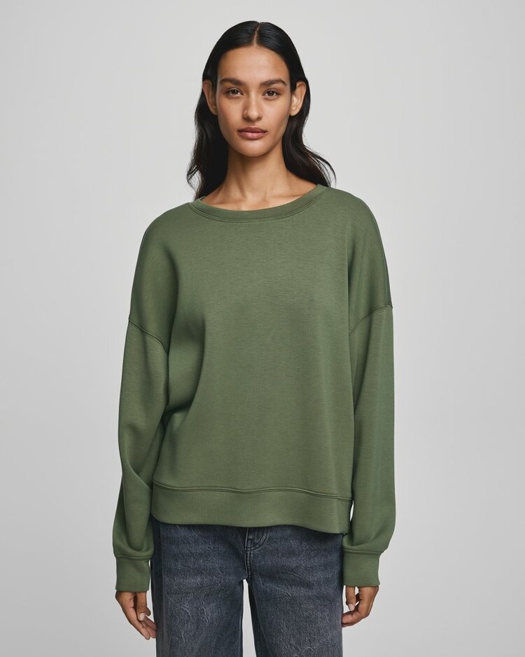 Moss Copenhagen Ima Q Sweatshirt - olive green