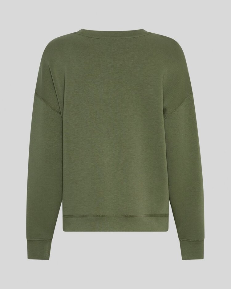 Moss Copenhagen Ima Q Sweatshirt - olive green