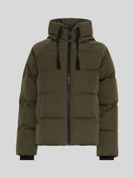 Moss Copenhagen pavine short down coat - forest green