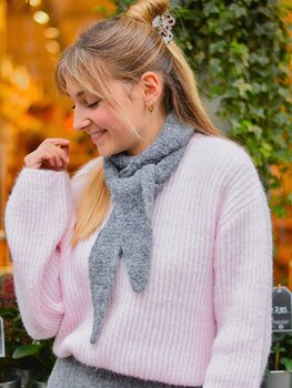 Vila Clothes viellis knit swaeter - baby pink