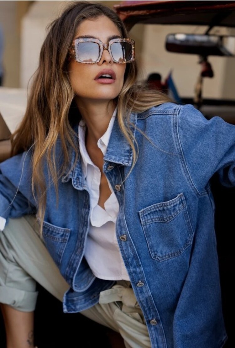 Sillie cheri demin shirt - blue