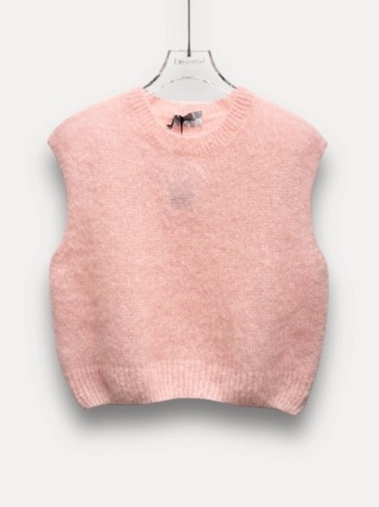 Sillie mohair debardeur - nude pink