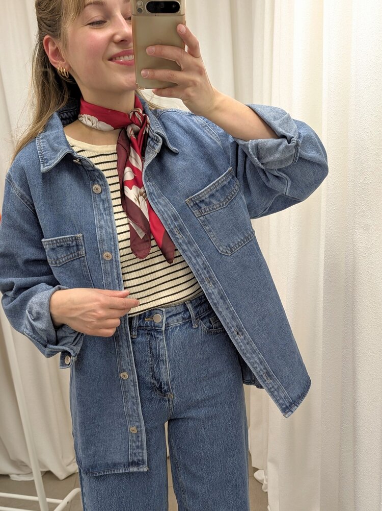 Sillie cheri demin shirt - blue