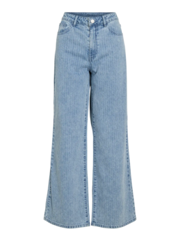 Vila Clothes vifreya striped light wash jeans