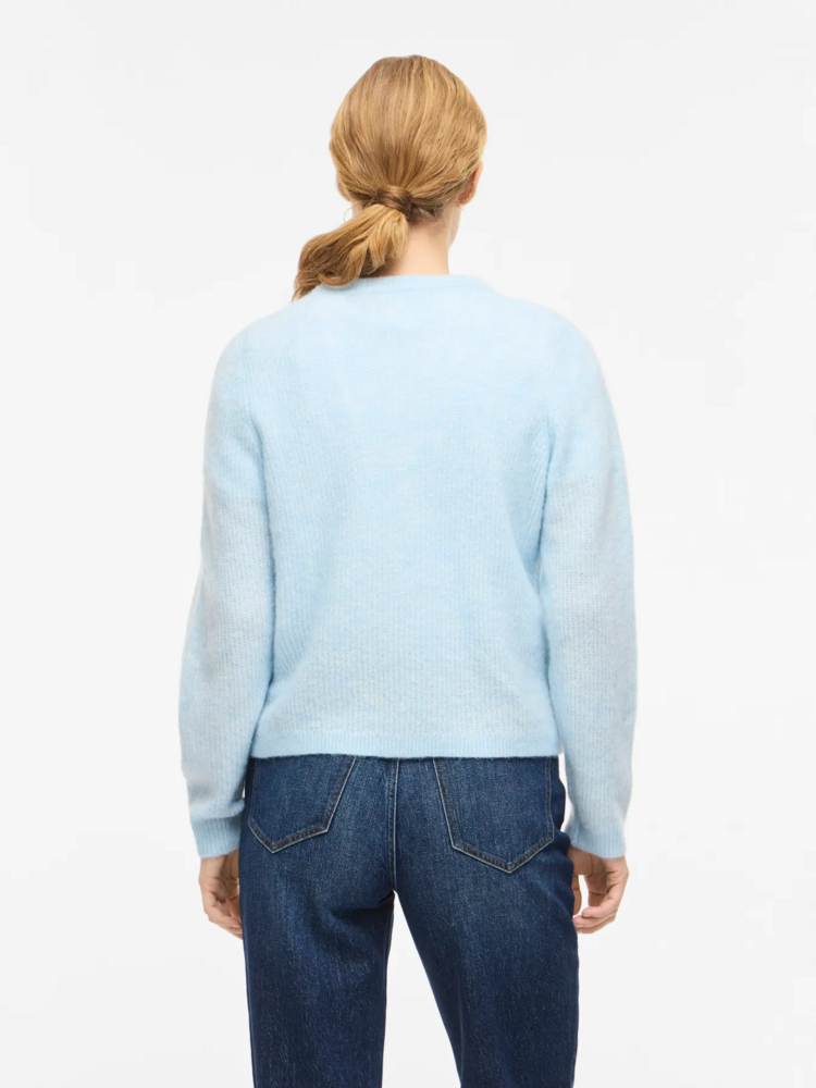 Vila Clothes Vilory knit cardigan - ice blue