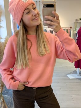 Moss Copenhagen Ima Q Sweatshirt - bubbelgum pink