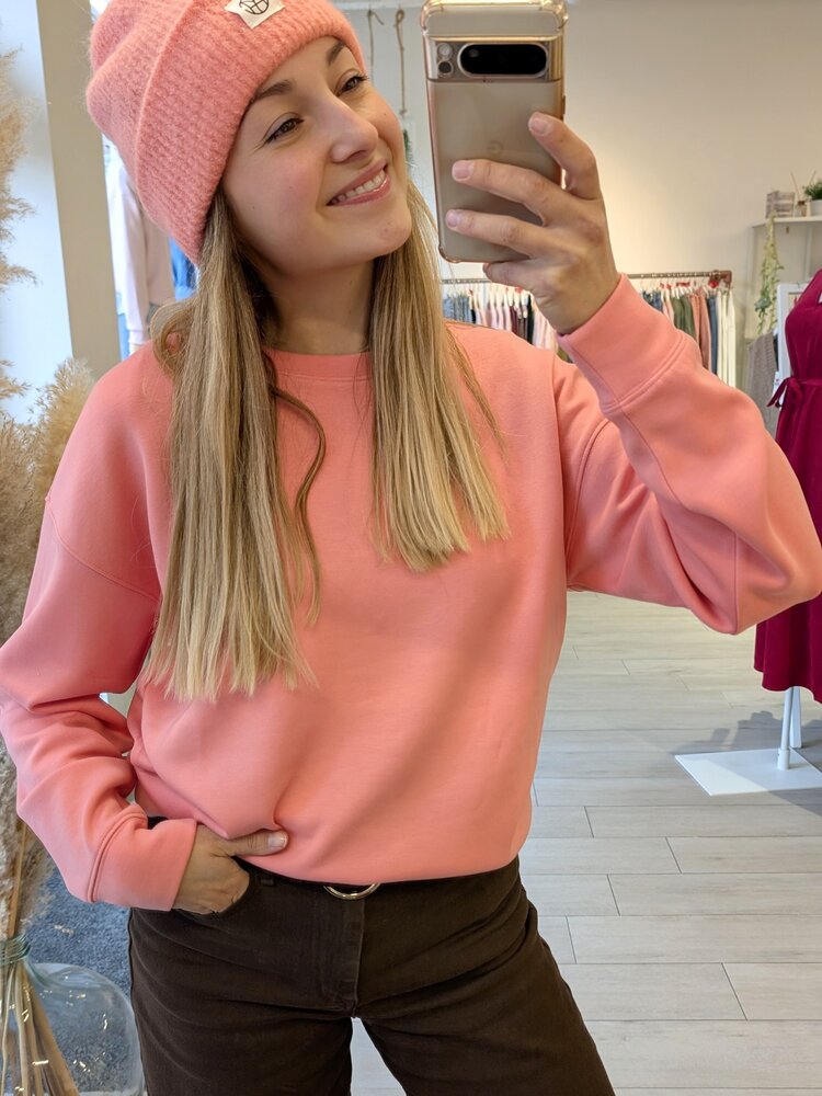 Moss Copenhagen Ima Q Sweatshirt - bubbelgum pink